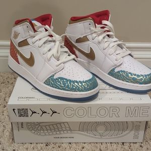 Youth Nike Air Jordan 1 Mid SS (GS)